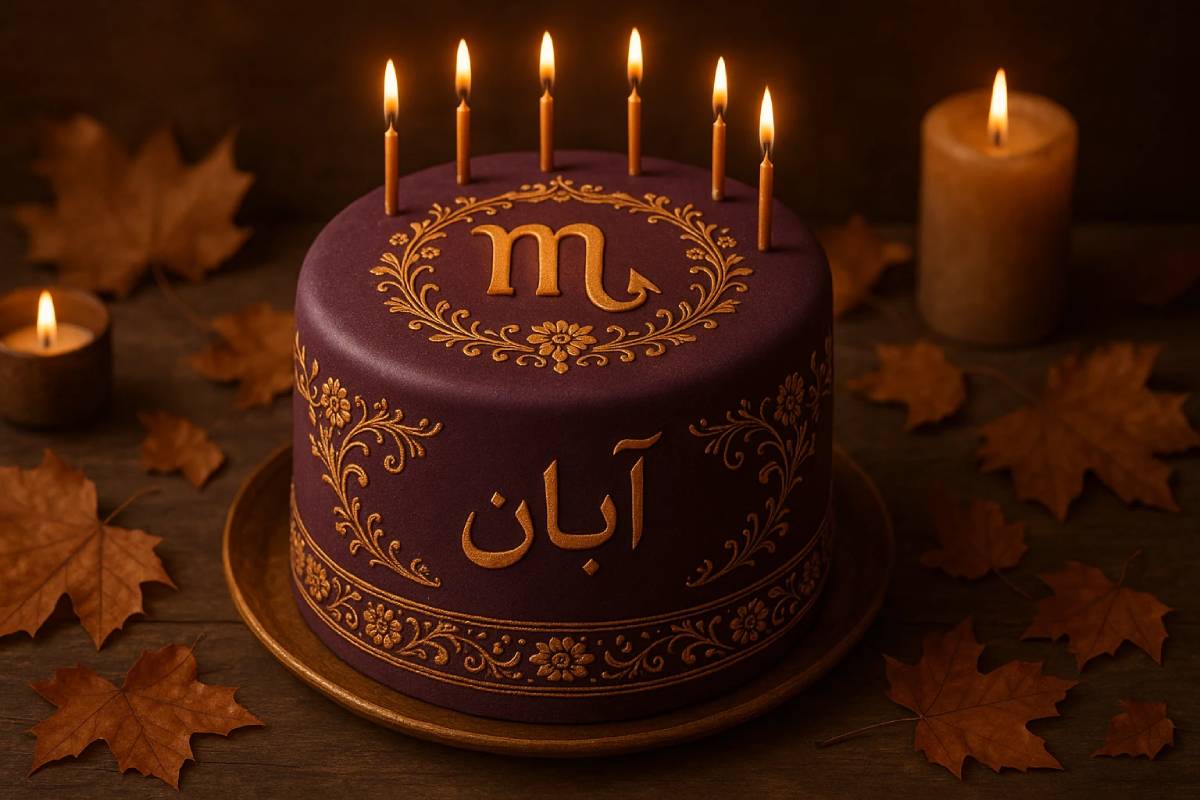 کیک تولد آبان ماهی؛ خاص، عمیق و پر از حس مرموزی