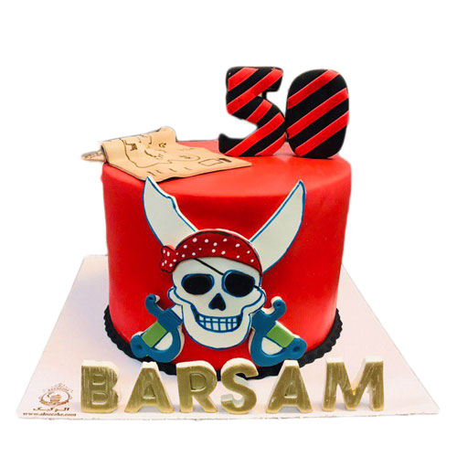 کیک تولد دزد دریایی