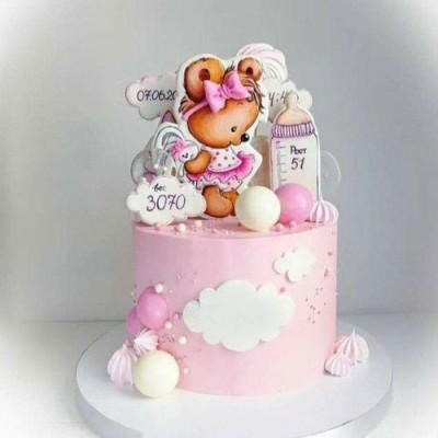 کیک نوزادی دخترانه 