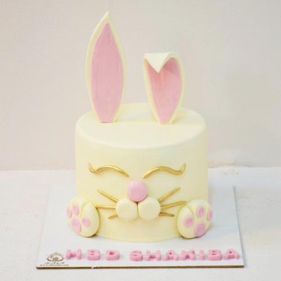 کیک خرگوش خامه ای 