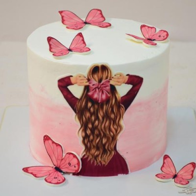 کیک دخترانه رویا
