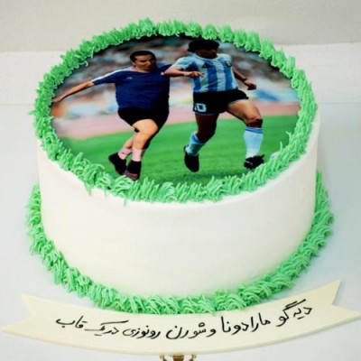 کیک تصویری فوتبالی