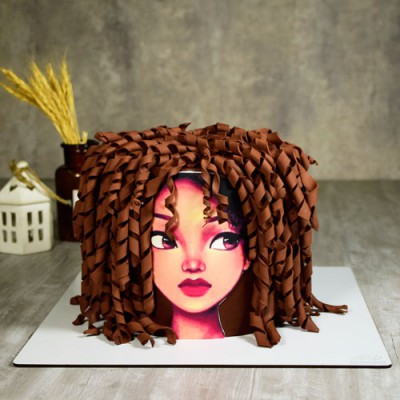 کیک موفرفری دخترانه 