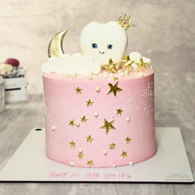 کیک دندونی  دخترانه ستاره 