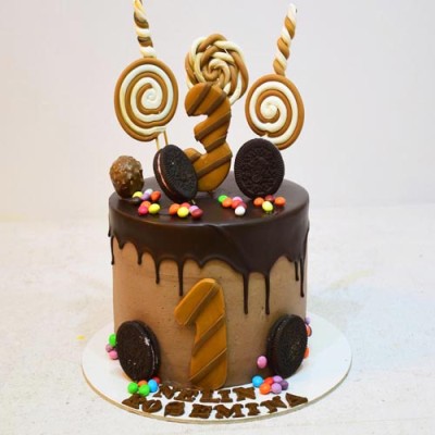 کیک شکلاتی فانتزی 