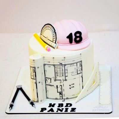 کیک مهندس معماری