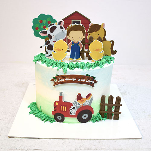 کیک مزرعه حیوانات  