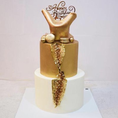 کیک نامزدی ژئود طلایی