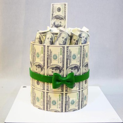 کیک دلار فوندانت 