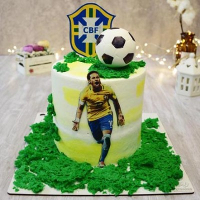 کیک فوتبال برزیل