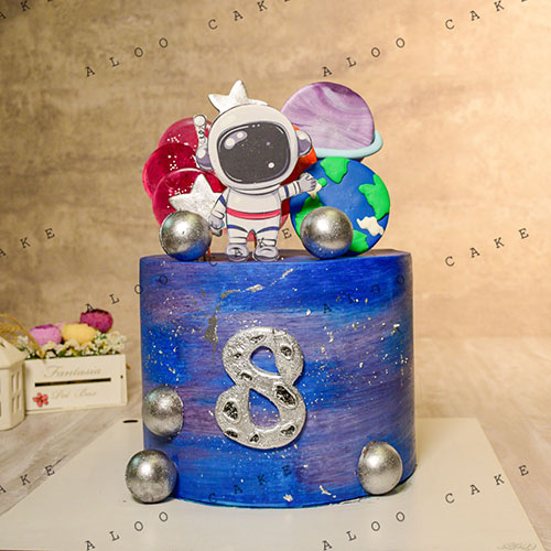 کیک فضانورد و سیاره