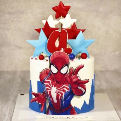 کیک مرد عنکبوتی ستاره ای