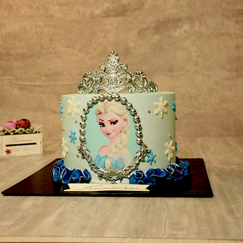 کیک دخترانه فروزن السا