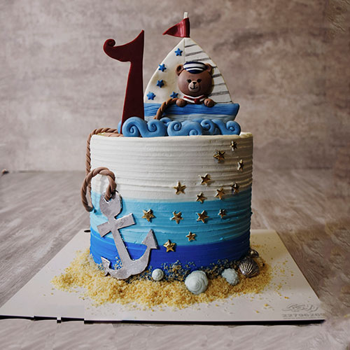 کیک پسرانه  تدی دزد دریایی