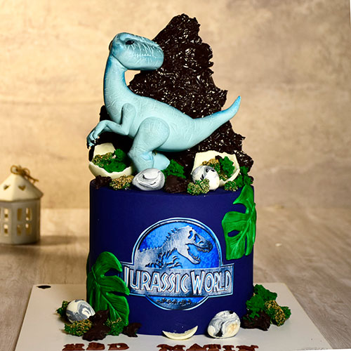 کیک دایناسور ژوراسیک تیرکس