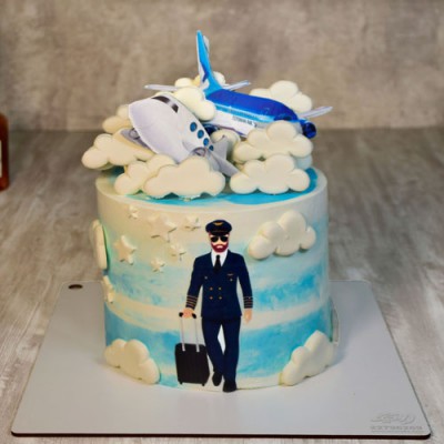 کیک خلبانی خامه ای