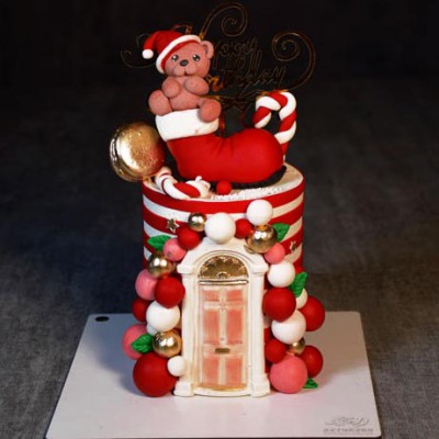 کیک تدی و کریسمس