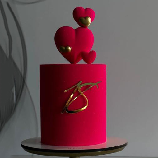 کیک عاشقانه ژورنالی