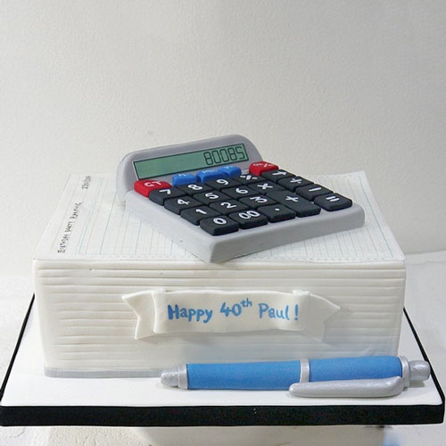 کیک روز حسابدار صورت  حساب