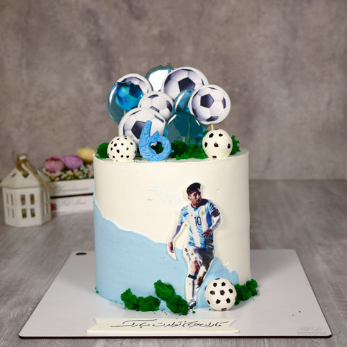 کیک فوتبالی مسی 