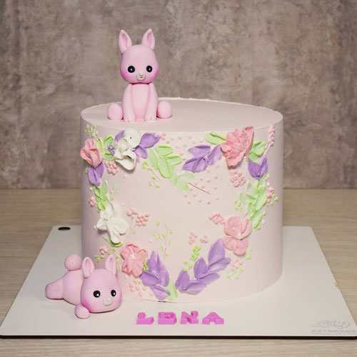 کیک دخترانه خرگوشی  فانتزی 