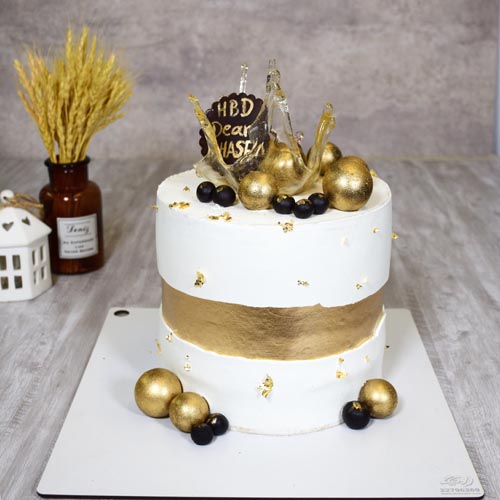 کیک زنانه  گسل طلایی