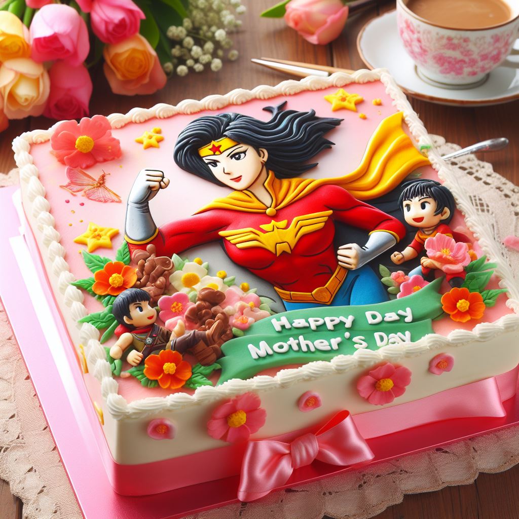 کیک روز زن مادر قهرمان